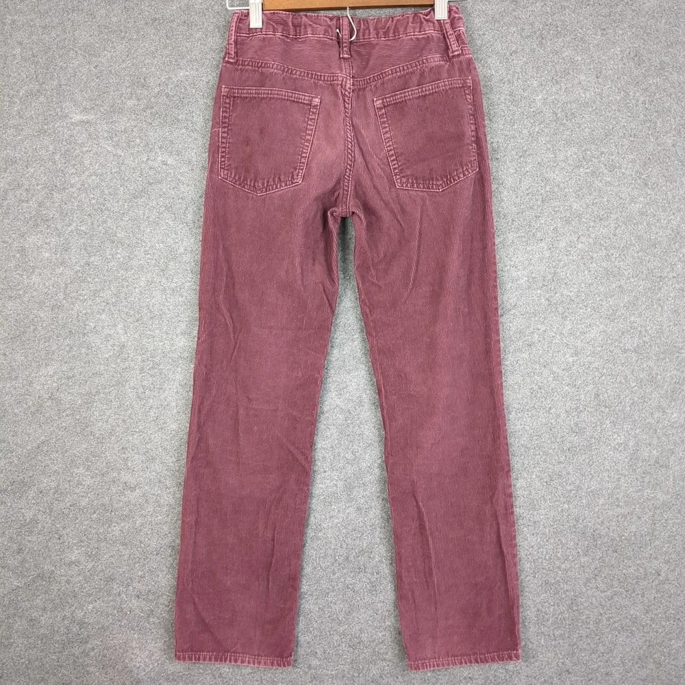 Gap Kids Corduroy Pants Burgundy Size 12 Original Fit Casual Trousers‎